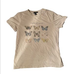 Forever 21 Butterfly Tee
